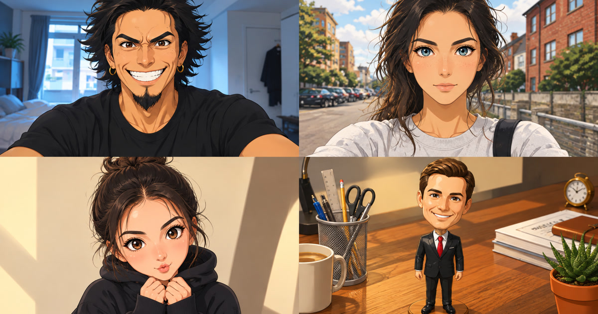 How AI "Fills In" Anime-Style Detail From a Regular Photo
