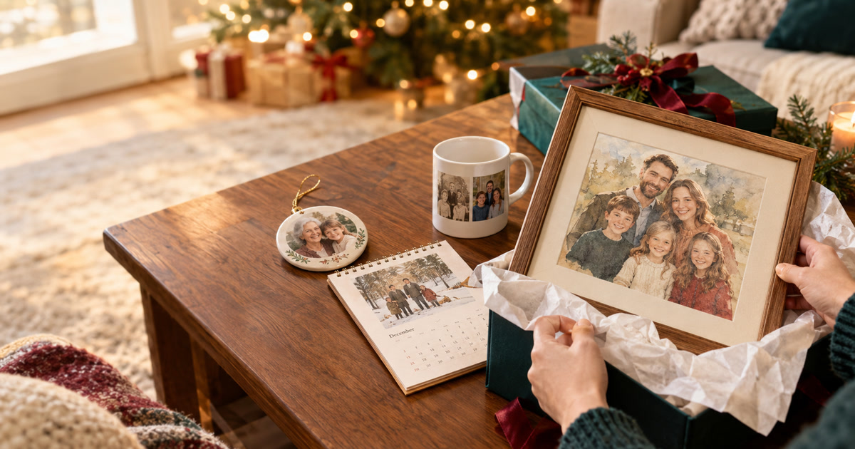 Personalized Christmas Gifts You Can Make From Family Photos