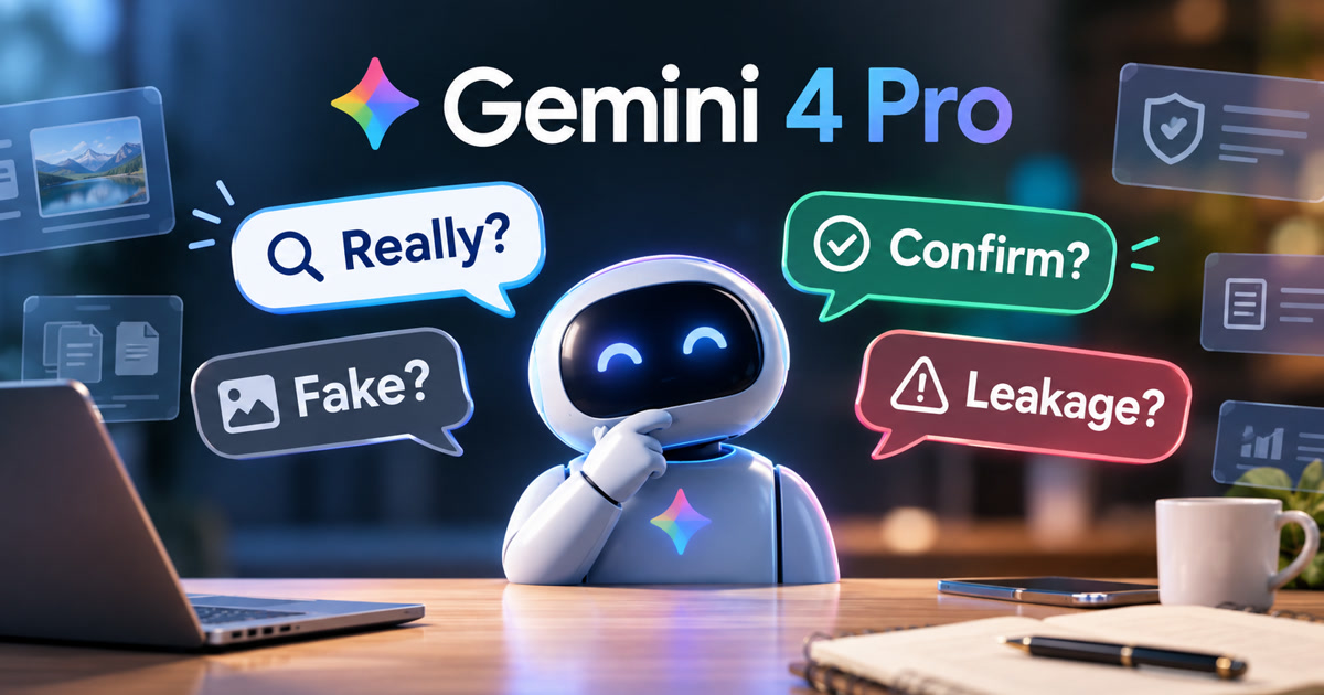Gemini 4 Pro "Leaked"? Here's What Google Has Actually Confirmed